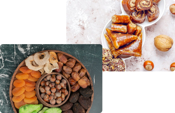 Quality dry fruits and traditional sweets