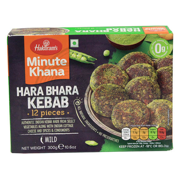 HALDIRAM HARA BHARA KEBAB 10.5OZ