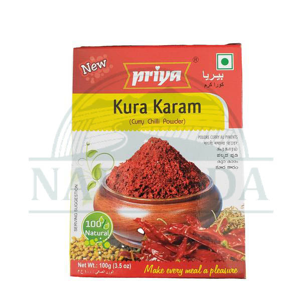 PRIYA KURA KARAM PWD 100G