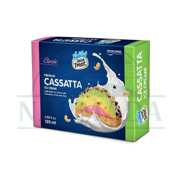 VADILAL CASSATTA ICM CREAM 120ML CLASSIC