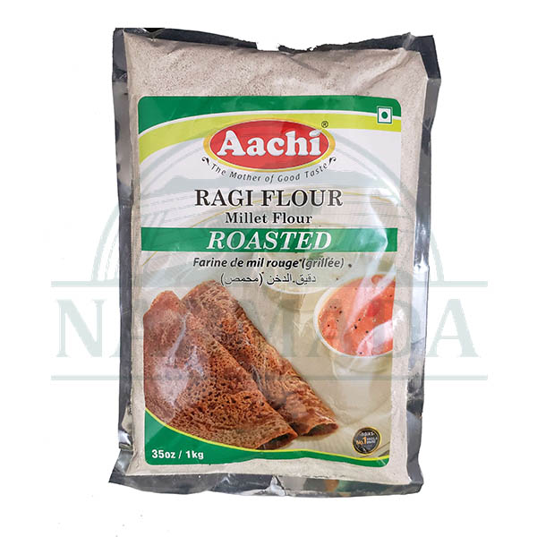 AACHI RAGI FLOUR ROASTED 1KG