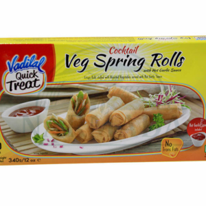 VADILAL COCKTAIL VEG SPRING ROLLS  12OZ