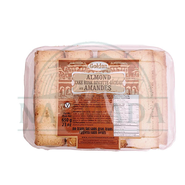 GOLDEN ALMOND CAKE RUSK 650G