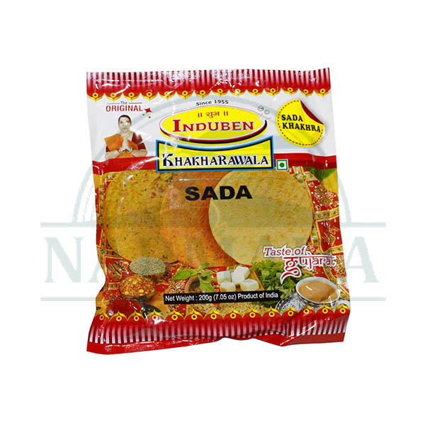 INDUBEN SADA  PLAIN KHAKHRA 200G
