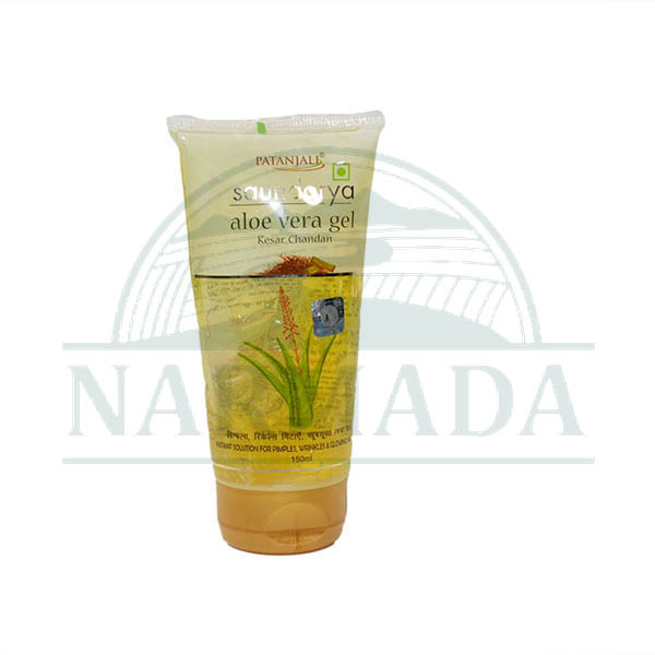 PATANJALI ALOE VERA GEL WITH SAFFRON CHANDAN 150ML