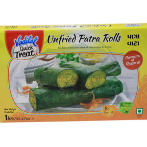 VADILAL UNFRIED PATRA ROLLS 908G
