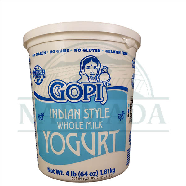 YOGURT 4LB WH MILK GOPI