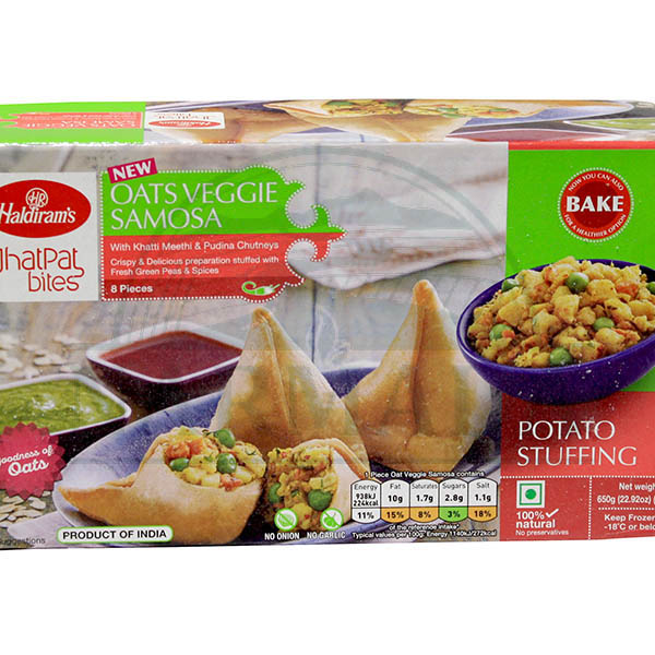 HALDIRAM OATS VEGGIE SAMOSA 65