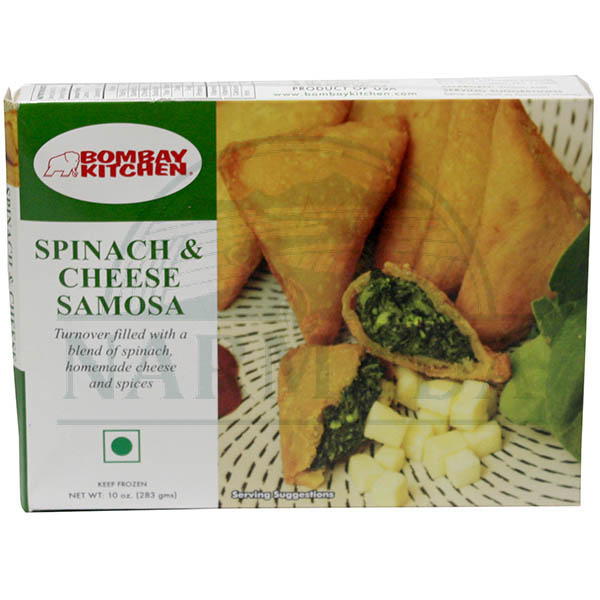 SPINACH  and  CHEESE SAMOSA BOM KI