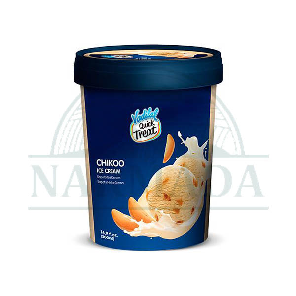 VADILAL CHIKOO ICE CREAM 1LT