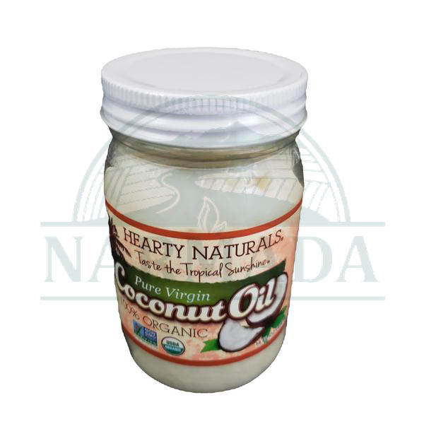 ORGANIC COCONUT OIL 14OZ HEARTY NATURALS