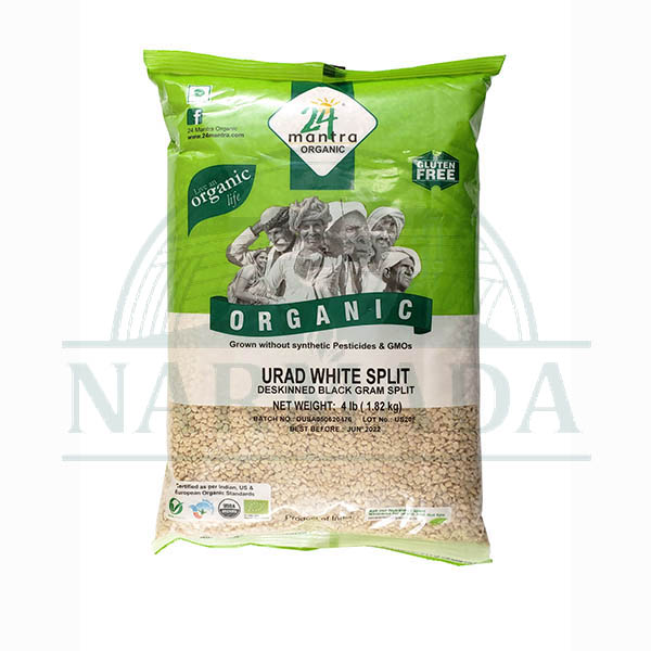 24MANTRA ORGANIC URAD WHITE SPLIT 4LB