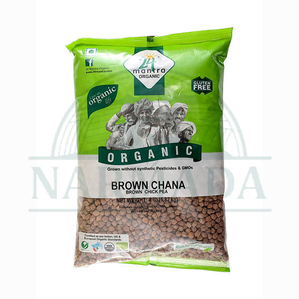 24MANTRA ORGANIC BROWN CHANA 4LB