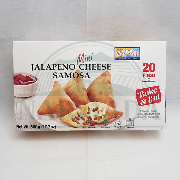 ASHOKA JALAPENO CHEESE SAMOSA 20PC