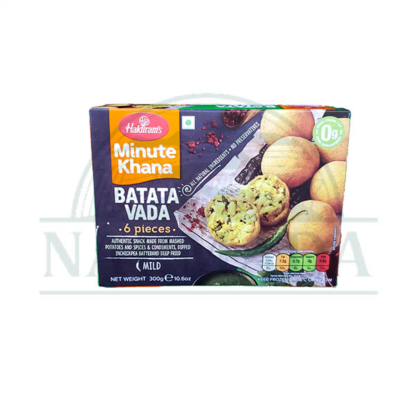 HALDIRAM BATATA VADA 6PC 10.5OZ