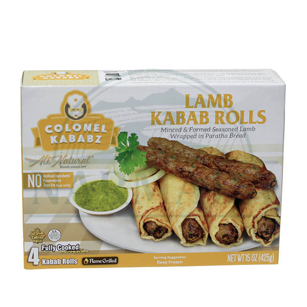 COLONEL KABABZ LAMB KABAB ROLL 15OZ
