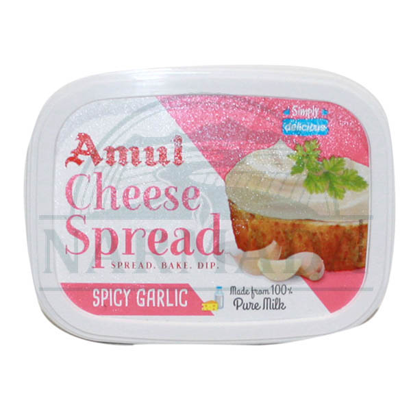 AMUL CHEESE SPREAD SPICY GARLI