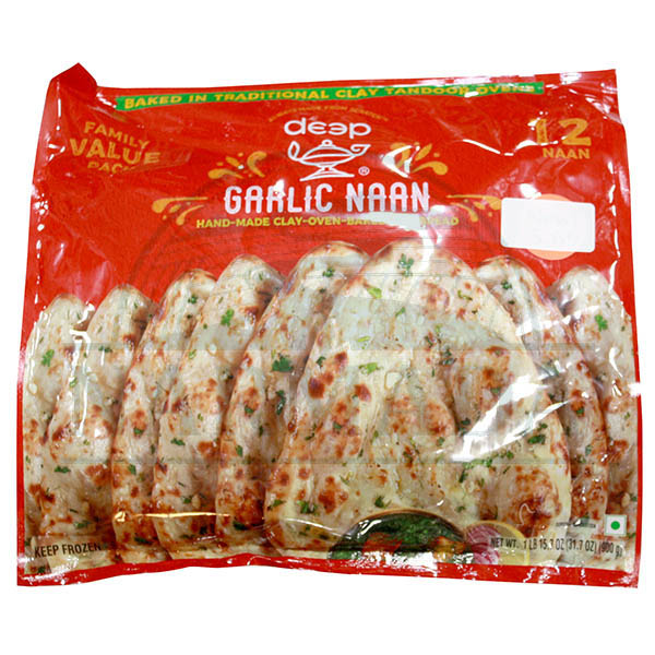 DEEP GARLIC NAAN FP 12PC 1.98LB