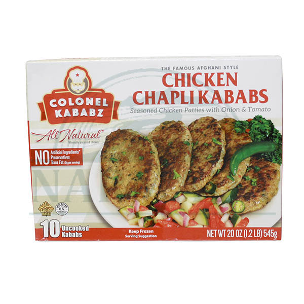 COLONEL KEBAB CHICKEN CHAPLI KABABS 545 GM