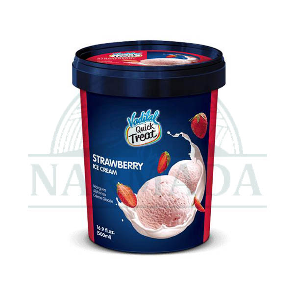 VADILAL STRAWBERRY ICE CREAM 500ML