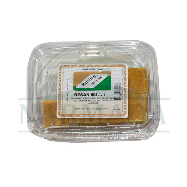 RAJBHOG BESAN BURFI 8OZ