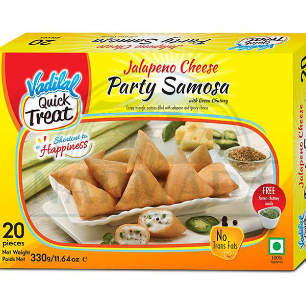 VADILAL JALAPENO CHEESE SAMOSA 50PC