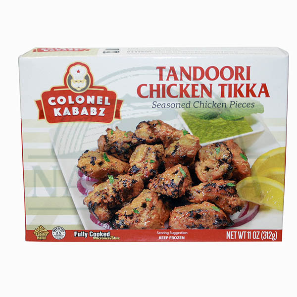 TANDOORI CHICKEN TIKKA 312 GRAMS COLONEL KEBAB