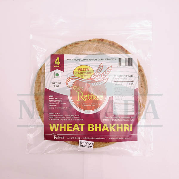 WHEAT BHAKHRI 4PC NEW ROTIKAA