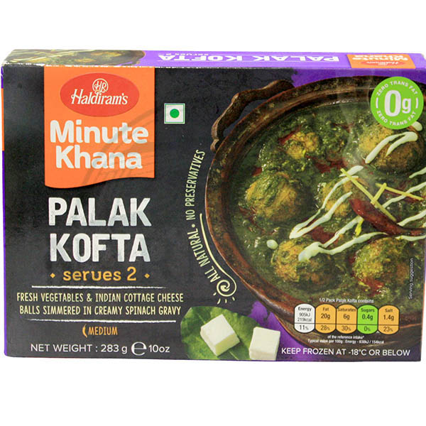 HALDIRAM PALAK KOFTA 10OZ