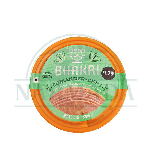 CORIANDER CHILI BHAKRI 7OZ DEEP