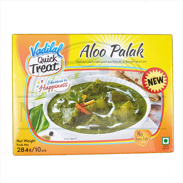 VADILAL  ALOO PALAK 10OZ