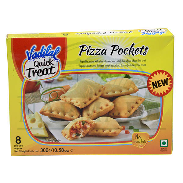 VADILAL PIZZA POCKET 8PC 300GM