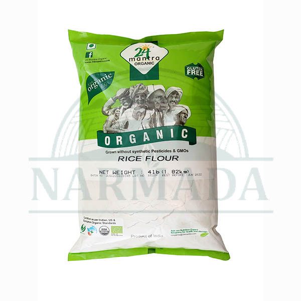 24MNTRA ORG RICE FLOUR 4LB