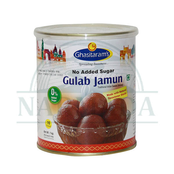GHASITARAM GULAB JAMUN NO SUGAR 1 KG