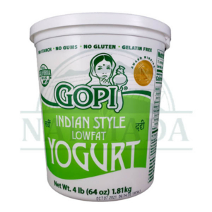 YOGURT 4LB LOWFAT GOPI