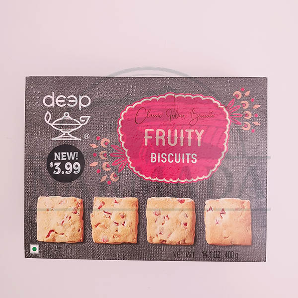 DP FRUITY BISCUITS 400GM