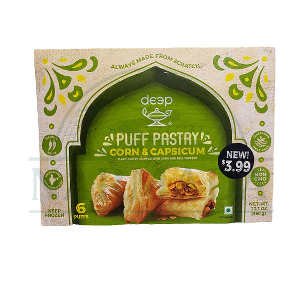 DP PUFF PASTRY CORN  and  CAPSICUM 360GM