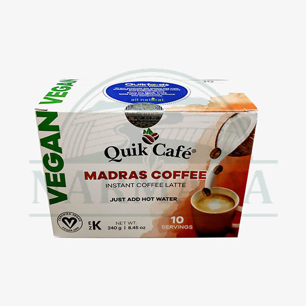 QUICK TEA MADRAS COFFE 8.5OZ VEGAN