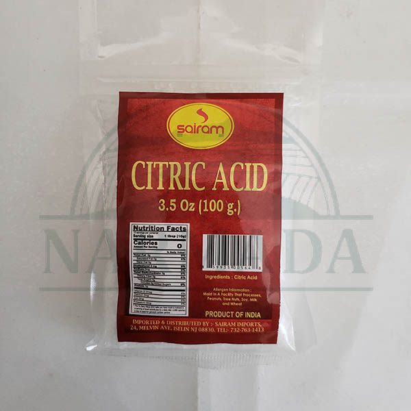 SAIRAM CITRIC ACID 3.5 OZZ
