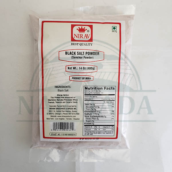 BLACK SALT 400GM NIRAV