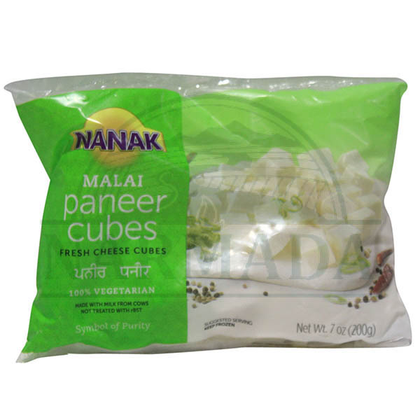 NANAK MALAI RAW PANEER CUBE 7 OZ