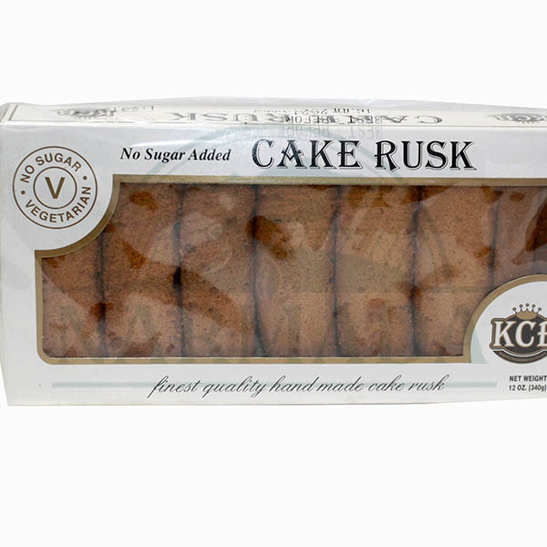 KCB NO SUGAR NO EGG CAKE RUSK 10OZ