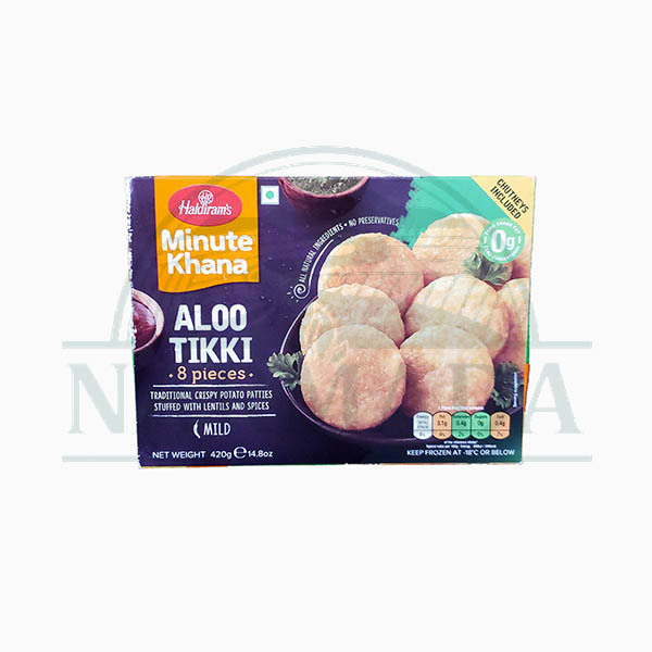 HALDIRAM  ALOO TIKKI 14OZ 8PC