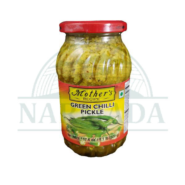 MOTHER'S GREEN CHILLI PICKLE 500GM