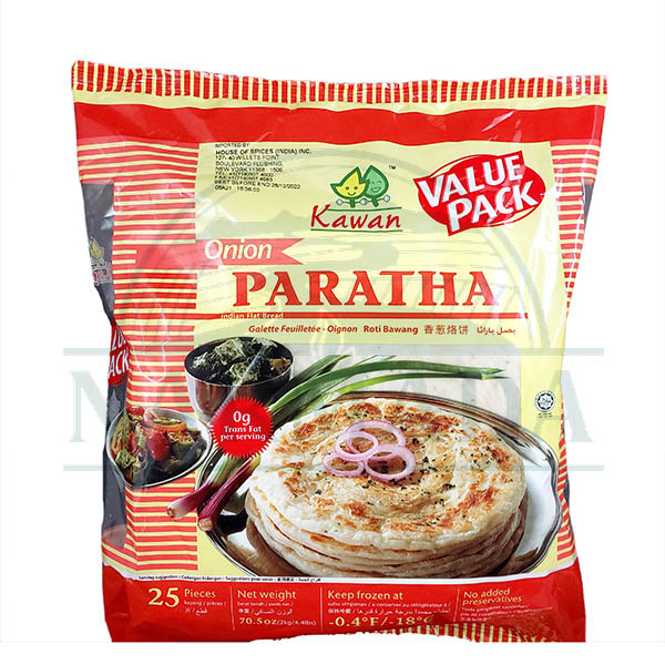KAWAN PARATHA REDUCED FAT 25PC 3.5LB