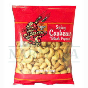 DEEP SPICY CASHEWS RED P 8 OZ