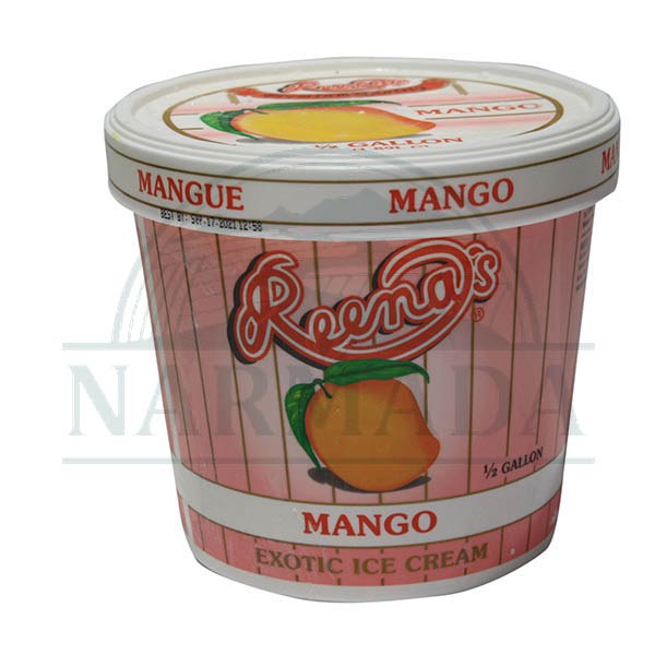 REENA MANGO ICE CREAM 0.5 GAL