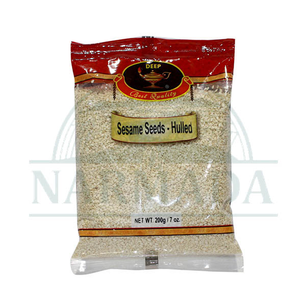 DEEP SESAME SEEDS  HULLED 7 OZ