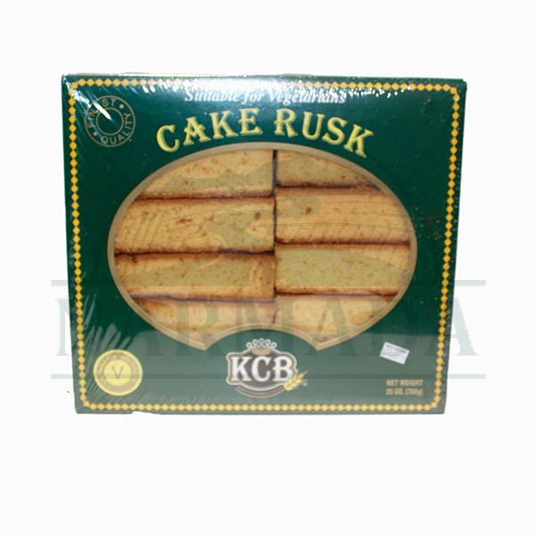 KCB NO EGG VEGETARIAN CAKE RUSK 20 OZ
