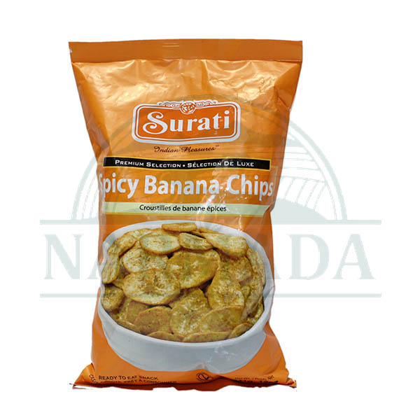 SURATI BANANA CHIPS SPICY 12OZ